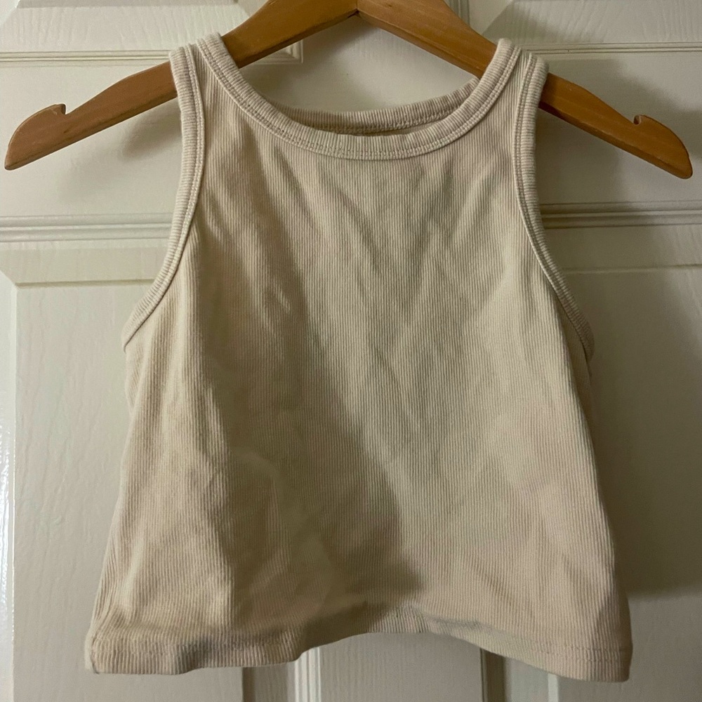 Cropped Ribbed Tank